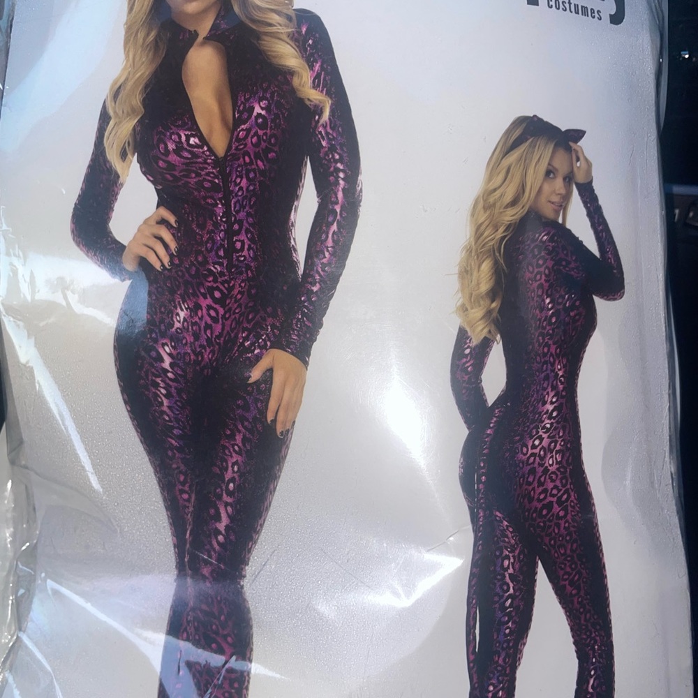 Size Small/ Medium Fancy Feline costume